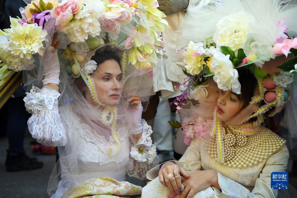 美國紐約舉行復活節花帽游行